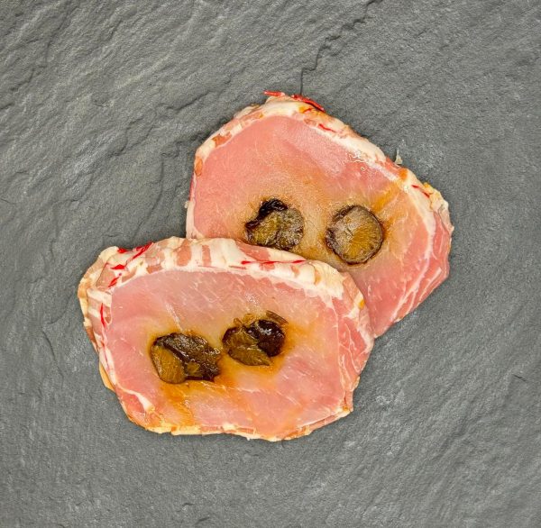 Schweinsnierstück · mit Zwetschgen & Speck